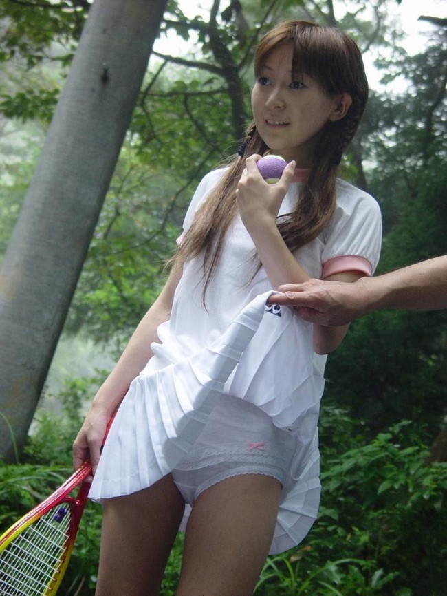 【ヌード画像】テニスウェア美少女に興奮ｗアンダースコートがいやらしいｗ（31枚） 07