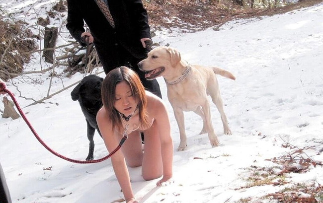 【ヌード画像】全裸で首輪されている雌犬M奴隷画像まとめ（30枚） 11